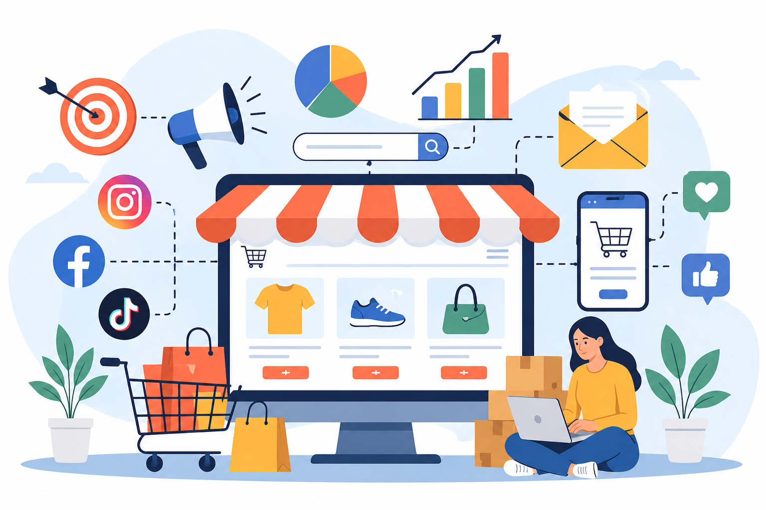 Discover the best marketing channels for online stores, from SEO and paid ads to email,...